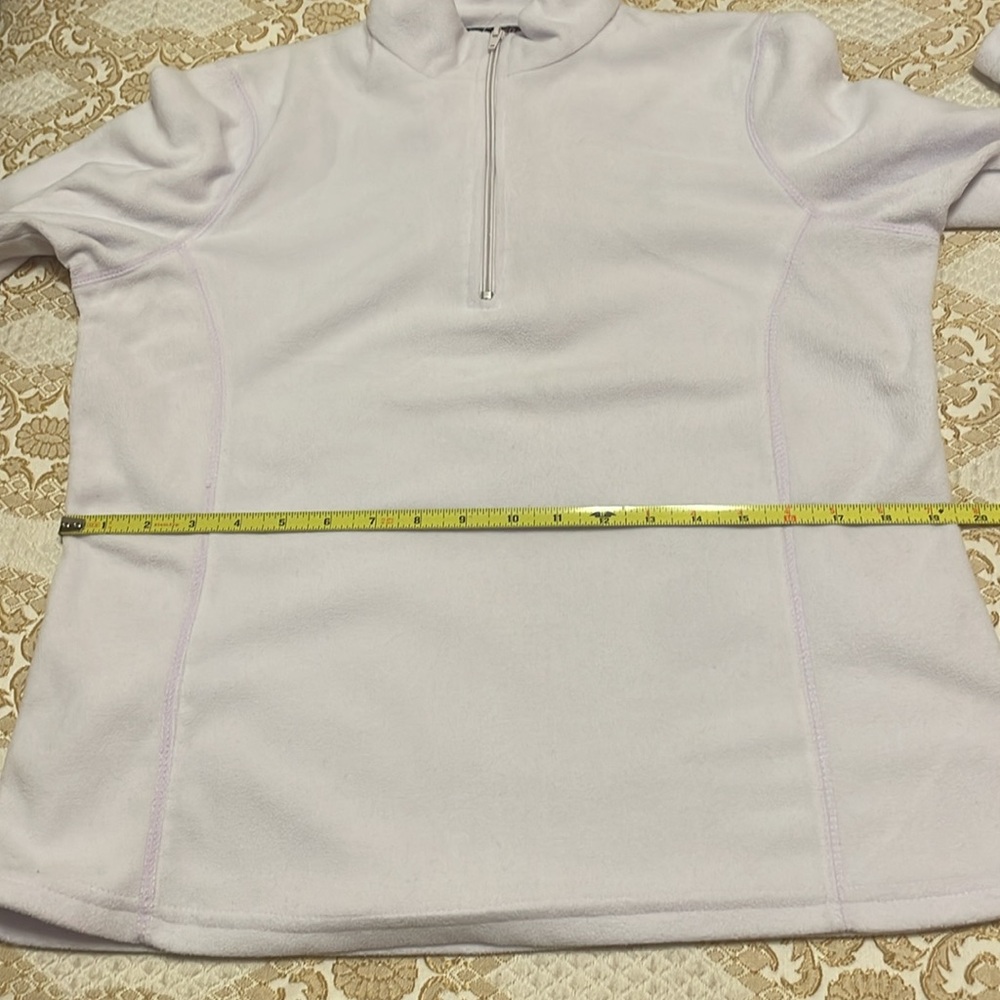 Women’s zippered Fleece Pullover Size M - Picture 7 of 11